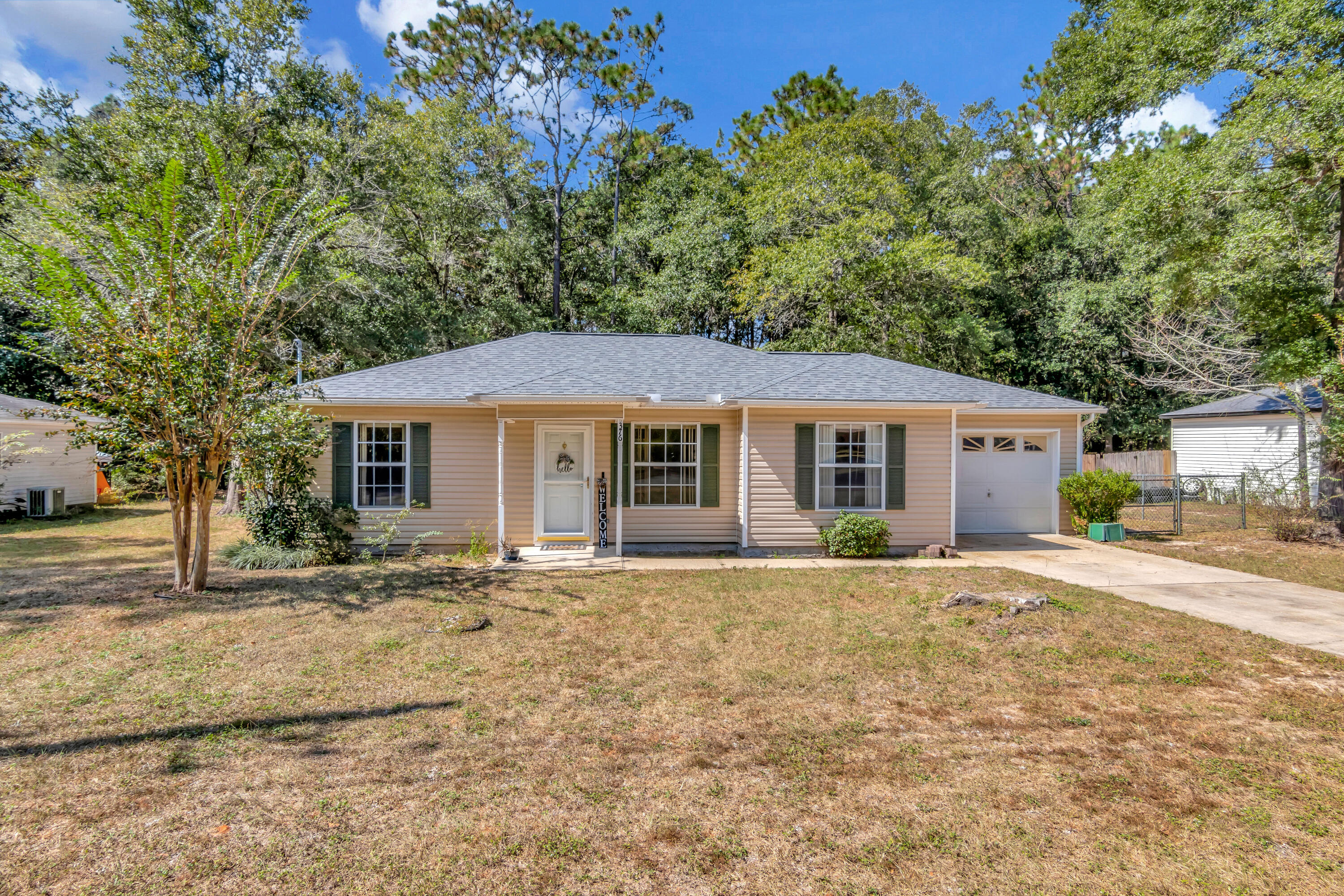 Welcome to Brackin Heights Subdivision. This charming and cozy traditional home is situated conveniently near schools, shopping and a short distance to military bases. Upon entering, you are greeted with a warm welcoming of the semi-open floor plan, along with the gallery kitchen. The bedrooms are thoughtfully planned and provide plentiful room. The backyard has a covered rear porch, a generous amount of space for kids and pets to roam around, and is also fenced in. Call today to schedule your private showing!