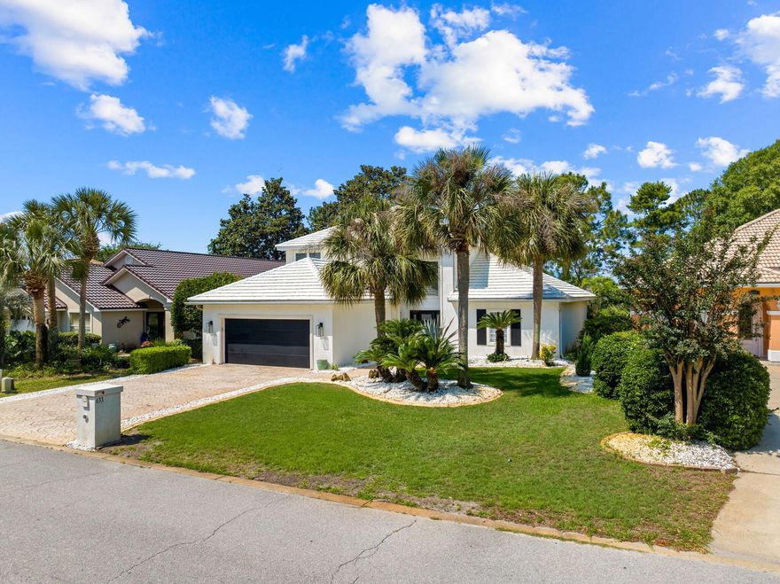 NEW PRICE!! VERY MOTIVATED SELLERS - BRING AN OFFER!! YOUR DREAM HOME OR INVESTMENT PROPERTY AWAITS! Introducing a COMPLETELY RENOVATED home on the 18th fairway of the prestigious golf course community of Emerald Bay! This exquisite home will have you at H E L L O with its souring ceilings, abundance ofnatural light, spacious layout and meticulous design. Nothing was spared on this renovation! The modern interior boasts high ceilings, all new paint, lighting fixtures, flooring,  Kitchen island,quartz countertops w/ waterfall edges, backsplash, hardware, kitchen sink, tiled showers, vanities, tiled fireplace with shelving, built in bar, screened enclosure and so much more! . BONUS is the views,community pool & clubhouse