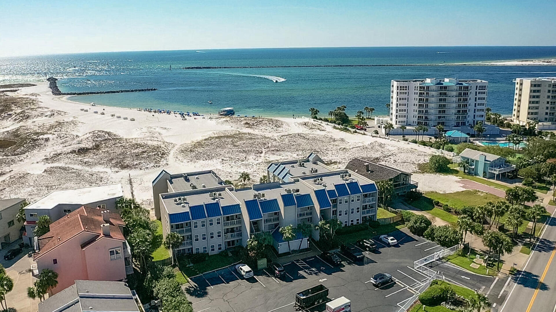 Fabulous Water View! Remodeled and ready to go.. Perfect for Short Term Rentals or owner occupancy.or both. Look out you window and see if it is a beach day! Relax outside on you balcony overlooking the pool and Coastal Dunes!