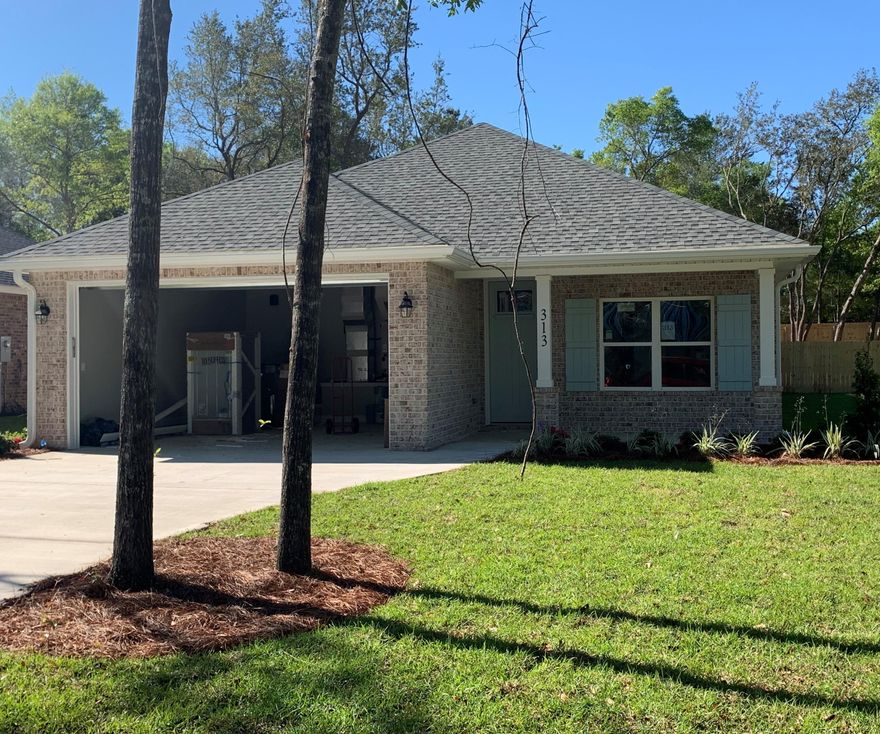 New Construction in a great location, convenient to Eglin and the Bay. Home has open floor plan, great for entertaining. Plenty of room with 4 bedrooms/2 full baths. Nice size lot ready for the new home owner to turn into a backyard paradise. Buyer to verify all important information. Pictures of are a similar house.