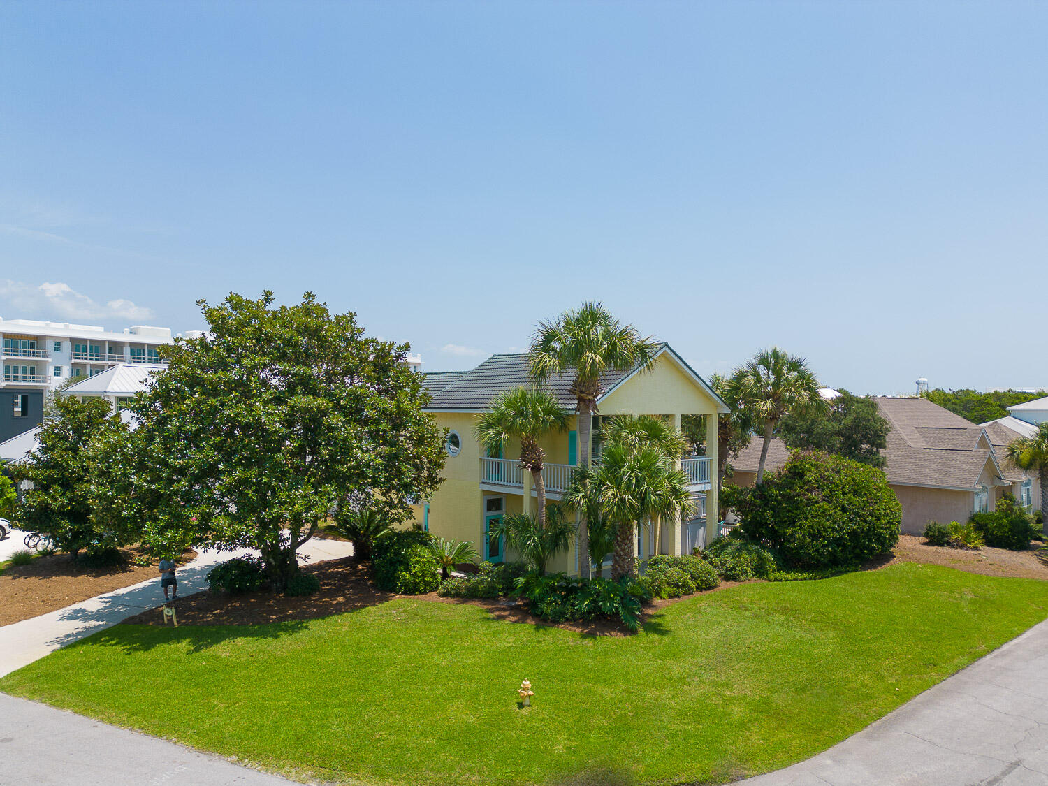 Another Huge Price Reduction with motivated seller! This South of 30a home is on one of the largest lots in Sand Cliffs. This home is ready to be occupied or use your imagination and expand this home for so much more living potential. A carriage house/garage are possible and lots of home expansion is possible. The private heated pool and back yard will still be spacious, however you want to expand the home. Alys beach, Kaiya and Rosemary are next door. You can live in a gated private community that has no rental activity, but only private homes with your own street stop light, making the ease of exit and entry a breeze on even the busiest of tourist days. This 1993 home was extensively renovated in 2006. Sand Cliffs is a true gem home location, South of 30A in the middle of 30a's best!