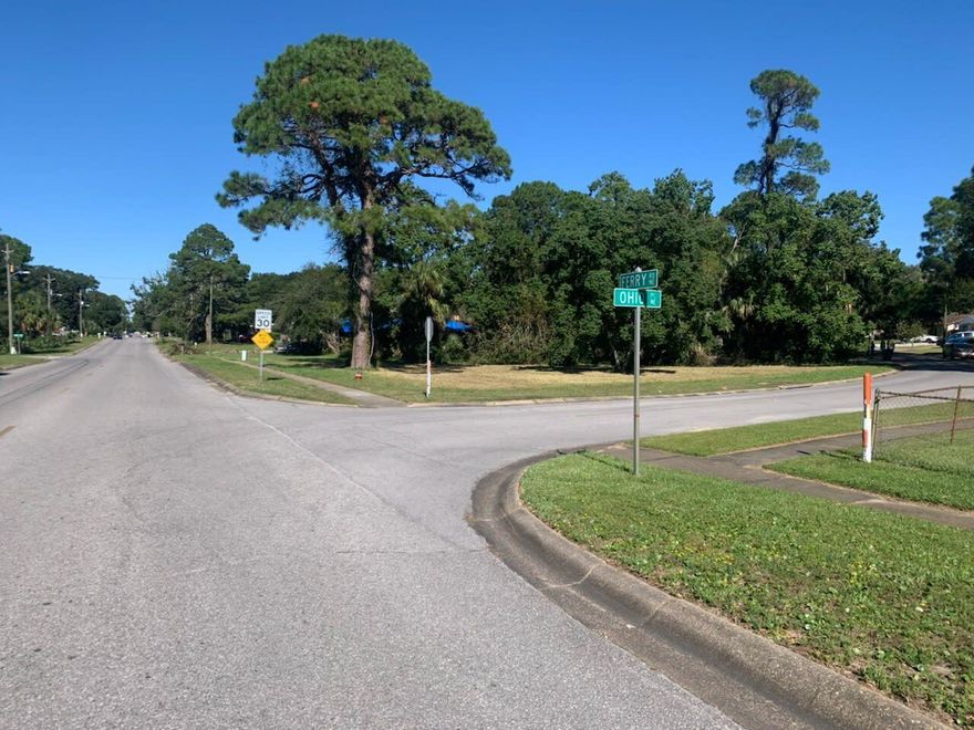 This large corner lot ready for you to build your new home!