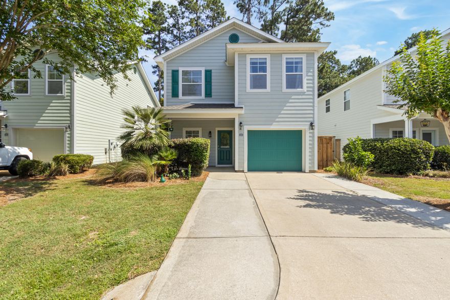 Nestled in the sought-after Santa Rosa Plantation Subdivision, this beautifully maintained 4-bedroom, 3-bath home offers the perfect blend of comfort, privacy, and convenience. Located just 2 miles from 30A beach access, and moments from Grand Boulevard, top-tier restaurants, Ascension Sacred Heart Hospital, and scenic trails, this home is ideally situated for both everyday living and beachside leisure.Step onto the inviting front porch and into a thoughtfully designed floor plan. To your left, the kitchen features granite countertops, solid wood cabinetry, and quality appliances--ideal for both casual meals and entertaining. Adjacent to the kitchen, the dining area flows seamlessly into the spacious living room, creating a warm and open atmosphere. Downstairs, a large guest bedroom and full bath offer flexibility for guests or multi-generational living. You'll also find a laundry room and access to the screened-in back porch, which overlooks a peaceful wooded nature preserve with no neighbors behindproviding a serene and private outdoor space.

Upstairs, the primary suite is a true retreat, boasting a generously sized walk-in closet and a spa-like ensuite with double vanity, garden tub, and stand-up shower. Two additional spacious bedrooms share a well-appointed guest bathroom with a tub down the hall. 

Exterior highlights include durable Hardie board siding, a fresh exterior paint, and a new roof, 4 year old water heater and 2 year old HVAC ensuring peace of mind for years to come.

Residents of Santa Rosa Plantation enjoy access to a community pool with restrooms, a dog park, and scenic surroundingsall bordered by a wooded nature preserve. Weekly yard service is included in the low $150/month HOA fee, allowing you to enjoy a manicured lawn without the hassle. Please note: Short-term rentals are not permitted, making this an ideal primary residence or second home in a peaceful beachside neighborhood.

Don't miss your chance to own this charming, move-in ready home just minutes from the sugar-white sands of the Gulf Coast.

Family member tenant in place until August 31 at $2100/month. Similar homes in this neighborhood rent for $3500-$3800/mo. making this home a rental machine! All facts and measurements are accurate to the best of the sellers knowledge. Please use due diligence to confirm facts.