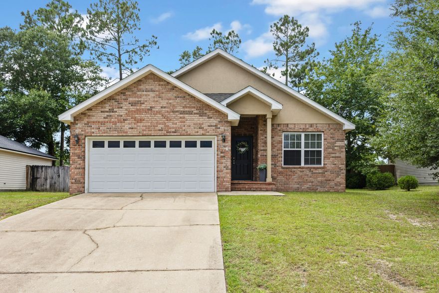 Beautifully updated 3 bedroom, 2 bath home with a brand-new roof and fresh interior paint throughout. The open floor plan is great for everyday living and entertaining, with a spacious living area that flows into the kitchen and dining space. The master suite features a large walk-in closet, stand-up shower, and a relaxing garden tub. Split bedroom layout offers privacy, and there's a convenient interior laundry area. Move-in ready and centrally located with easy access to shopping, dining, and major roads. Don't miss this one!