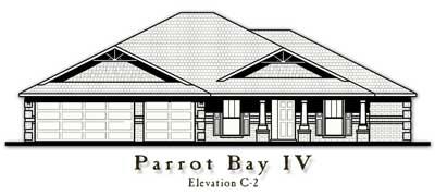Home is under construction in popular Holley by the Sea community with large home sites and multi-million dollar recreational facilities. Our 4 bed, 3 bath Parrot Bay IV features a roomy front porch to enjoy outdoor relaxing. When entering you are greeted by 10' high ceilings, tiled foyer, and an arched entry into family room. The spacious kitchen overlooks the family room for easy entertaining or watching the game. It features designer touches: large floor tile with 4''x 4'' accents; raised panel cabinets with crown molding plus over and under cabinet lighting, perfect for extra lighting when cooking/baking and also highlights the beautiful granite counter tops and walls above the cabinets and great evening lighting. The island has electric and 2 large ''pot drawers'' for easy..(more)