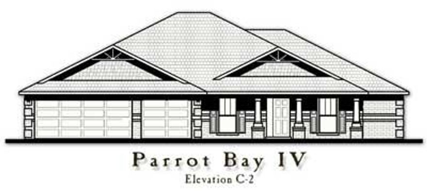 Home is under construction in popular Holley by the Sea community with large home sites and multi-million dollar recreational facilities. Our 4 bed, 3 bath Parrot Bay IV features a roomy front porch to enjoy outdoor relaxing. When entering you are greeted by 10' high ceilings, tiled foyer, and an arched entry into family room. The spacious kitchen overlooks the family room for easy entertaining or watching the game. It features designer touches: large floor tile with 4''x 4'' accents; raised panel cabinets with crown molding plus over and under cabinet lighting, perfect for extra lighting when cooking/baking and also highlights the beautiful granite counter tops and walls above the cabinets and great evening lighting. The island has electric and 2 large ''pot drawers'' for easy..(more)