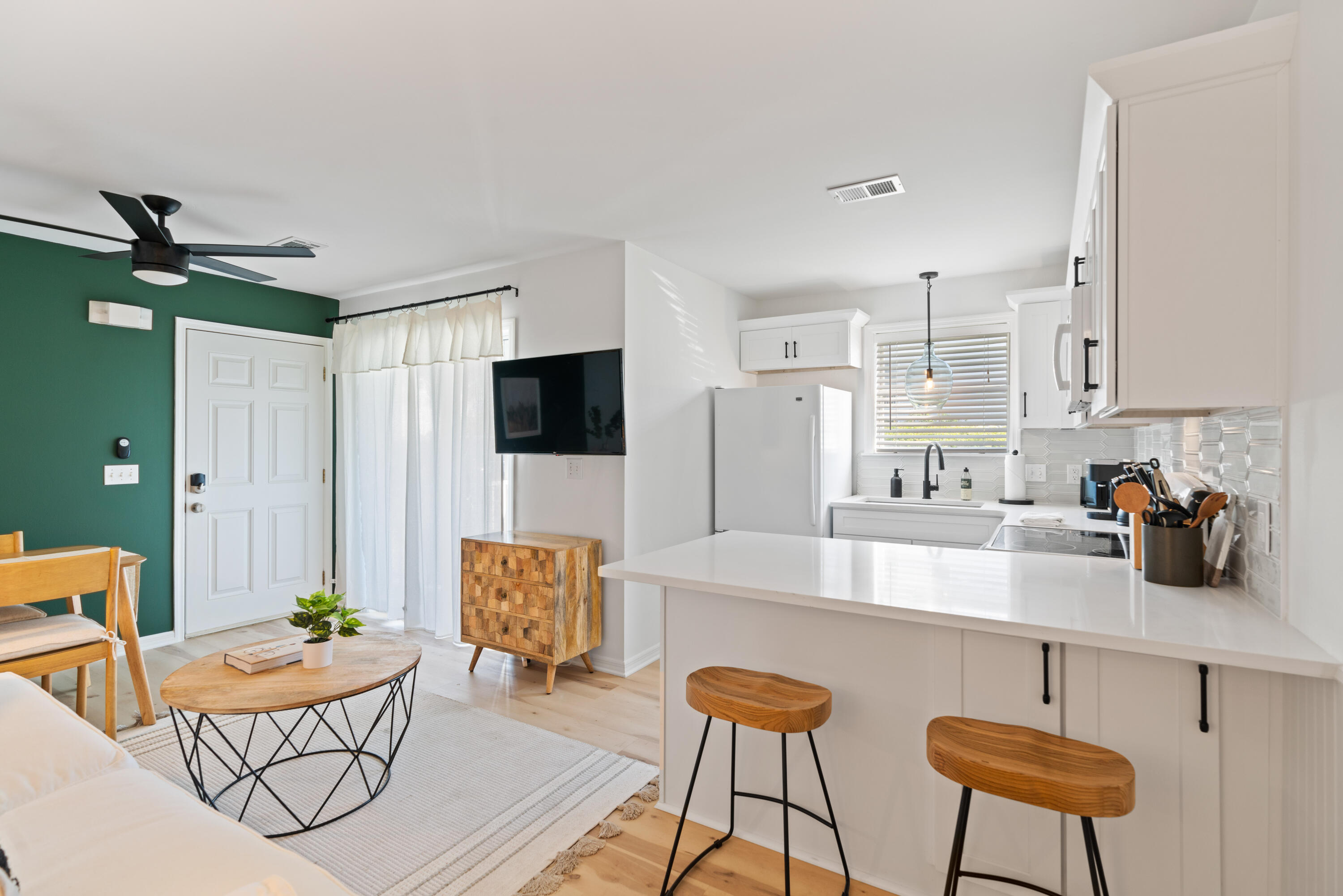 Charming Beachside Retreat - Prime Investment Opportunity! This home is already a successful Airbnb property, grossing $40,149.10 in 2024 with 142 days rented, and the owners are willing to continue managing it for new buyers at a low 10% management fee. With the potential for 60% occupancy, you could see gross income pushing $60k per year, making this not just a perfect getaway, but a fantastic investment opportunity. Welcome to this beautifully renovated 2 bed, 2-bath vacation condo that is the perfect blend of modern style and resort-style living. Just steps away from all the fun, this home is an ideal spot for relaxation, entertainment, and making lasting memories--whether you're looking for a personal getaway or an investment property. The interior boasts LVP flooring throughout for easy maintenance, complemented by new cabinetry with soft-close drawers. The quartz countertops in the kitchen and bathrooms add a touch of luxury, while the picket fence tile work on the kitchen backsplash and the shower walls, paired with the charming penny round tile on the shower floor, bring a stylish, coastal vibe. The home comfortably sleeps 7, with flatscreens on every wall and new fans with remote-controlled lighting and speed control throughout to keep you comfortable year-round. Outdoor enthusiasts will love the
community grill, catch-and-release fishing, bocce ball, corn-hole, tennis courts, and the community pool, all located just 20 steps from your door! Resting on the ground floor, and with the beach just a 3-minute walk away, it's easy to enjoy sun, sand, and surf at your leisure. Don't miss out on this turnkey vacation home that offers endless enjoyment and solid returns. Schedule your tour today and see how this gem can work for you! *All info is provided to the best of our ability but should be verified if concerned*