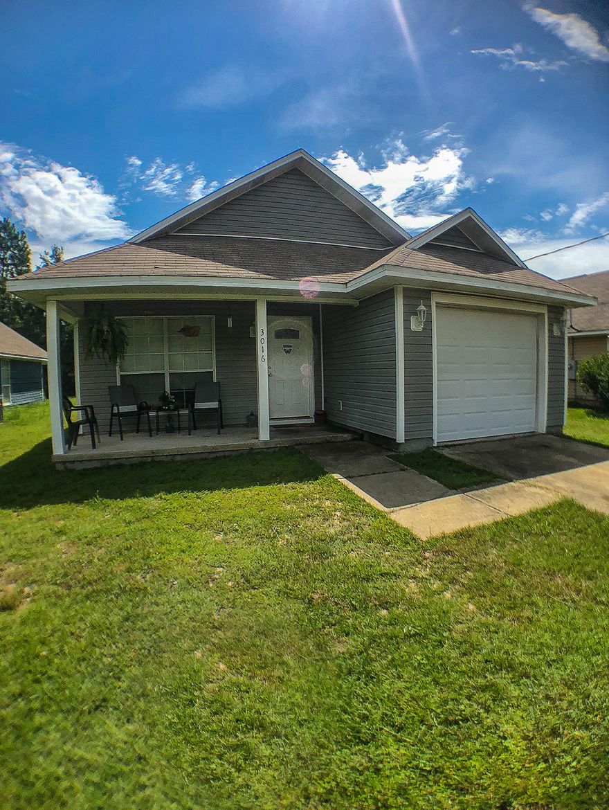 This great home is just North of I-10 and only takes a few shorts minutes to get to Pensacola! The home offers an open floor plan with a living/dining combo, separate laundry and a perfect sized back yard!The grinder pump was just replaced in August 2017. All dimensions and measurements to be verified by buyer.