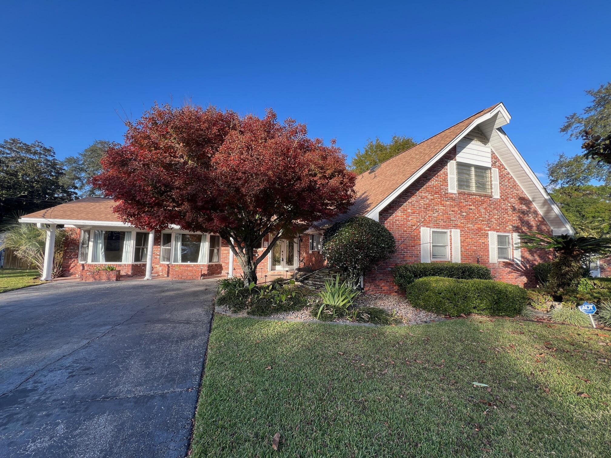 Experience the perfect blend of comfort and convenience with this stunning 5-Bedroom, 3-Bath home with a bonus room!  Located in the desirable Poquito Bayou neighborhood! A BRAND NEW ROOF was just installed, ensuring peace of mind for years to come. Situated on a spacious 0.34-acre lot with no required HOA fees, this home offers ample space and flexibility for your lifestyle.  Step inside to see new luxury vinyl plank (LVP) flooring and fresh interior paint throughout. This beautiful home has been  rewired with copper for safety/efficiency and it has a new hot water heater.  Double-paned vinyl windows provide insulation, while the zoned high-efficiency HVAC system ensures year-round comfort.  Enjoy three distinct living areas perfect for entertaining, Large kitchen complete with double ovens and space for a second refrigerator, plus five spacious bedrooms that offer comfort for the whole family. The 1st Floor Master bathroom is beautifully updated with a Tiled Shower. The 1st Floor Guest Bath has an oversized Granite topped vanity and Shower/Tub Combo.  The upstairs Bedroom is oversized with a large walk-in Closet. The upstairs bath has a step-in tub with a hand-held shower attachment.  Additional features of this lovely home include an inside laundry room equipped with a utility sink, folding table, and an extra refrigerator (included as-is). There is a large bonus room with a private entrance - Perfect for someone who works from home. Storage won't be an issue with two powered storage buildings/workshops, plus an oversized driveway perfect for multiple vehicles. Safety features include storm shutters and a Generac whole-house gas generator for peace of mind during inclement weather.  This lovely home is perfectly positioned near local beaches, military bases, and shopping centers, providing unparalleled convenience. For outdoor enthusiasts, the neighborhood boasts a boat launch with ample parking and green space, complete with BBQ grills and picnic tables. A playground park is also located at the end of Magnolia Avenue, making it ideal for families.  Don't miss the opportunity to make this incredible property your new home!
