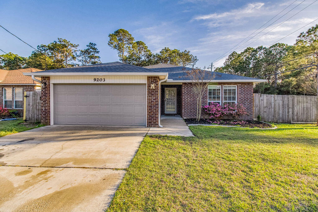 AS-IS PROPERTY LOCATED EAST OF NAVARRE BRIDGE. CLOSER TO MILITARY BASES, CONVENIENT LOCATION, LESS THAN A MILE TO WALMART. THIS BRICK FRONT HOME FEATURES AN OPEN FLOOR PLAN WITH A GREAT VIEW OF THE FAMILY ROOM AND DINING ROOM FROM THE KITCKEN OVER LOOKING A 3 SIDED GRANITE HOP-UP BAR. HOME HAS BEEN UPGRADED WITH BRAND NEW LIGHTING AND NEST SYSTEM. THIS HOME FEATURES 3 BEDROOMS AND 2 FULL BATHS WITH A 2 CAR GARAGE. FRONT OF THE HOME IS BRICK AND A REAR COVERED 10X12 PATIO IS GREAT FOR BBQS! THE FAMILY ROOOM IS 17X16 WITH VAULTED CEILINGS.
