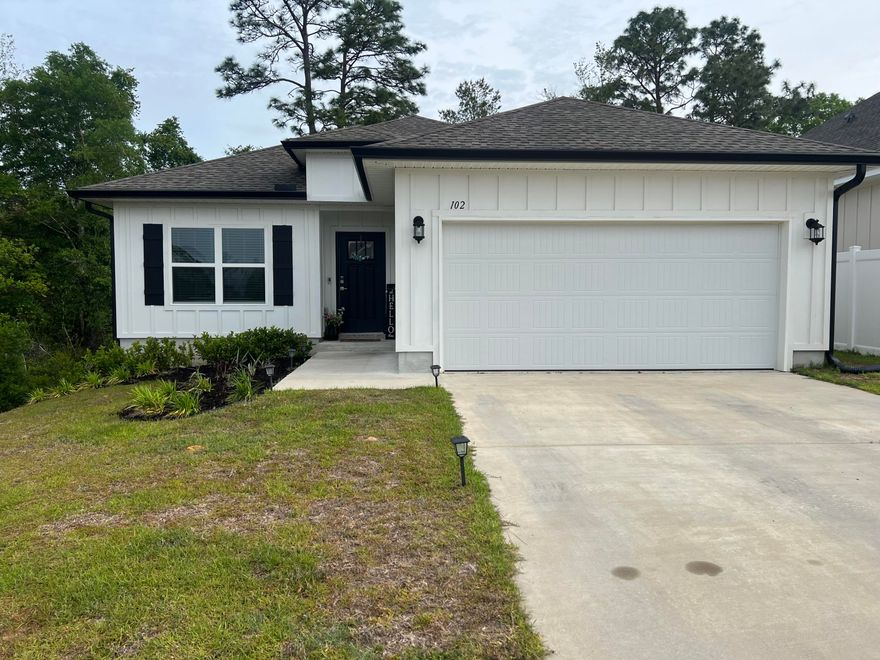 Come check out the new 6 ft privacy fence! Step out onto your private spacious back porch designed for both entertainment and comfort. Very motivated sellers! VA assumable mortgage available. With an acceptable offer Sellers are willing to negotiate closing costs. Discover this beautiful ranch home! The stylish kitchen boasts white 42' cabinets, quartz countertops, and stainless steel appliances—including a range, dishwasher, refrigerator and microwave. The spacious primary suite offers a walk-in closet and spacious ensuite bathroom. The dedicated study provides the perfect work-from-home space or den for additional living space.  The two additional bedrooms are extra cozy.  Both bathrooms offer extra space with linen closets for all your restroom necessities. Enjoy outdoor entertaining on the large covered porch, and experience modern convenience with smart home features like keyless entry and a Ring Doorbell. Current owners added ceiling fans and window blinds. Move-in ready & designed for comfort you don't want to miss this one.