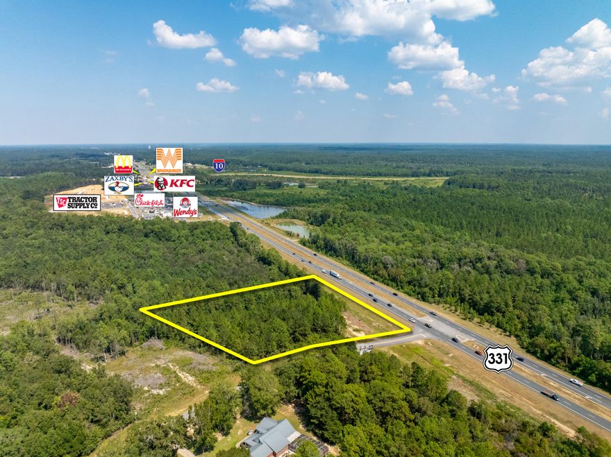 NEW LISTING!  - 2-ACRES - US Highway 331S Frontage! Incredible opportunity in the growing City of DeFuniak Springs of Walton County, Florida! These parcels yield 2-acres and are zoned commercial with Highway 331 frontage and are located approximately 1- mile south of Interstate I-10. High traffic and great visibility!The subject property is ideal for investors looking to capitalize on Walton County's rapid growth! Surveys are available and located under the Documents Tab. Buyer to verify all data.