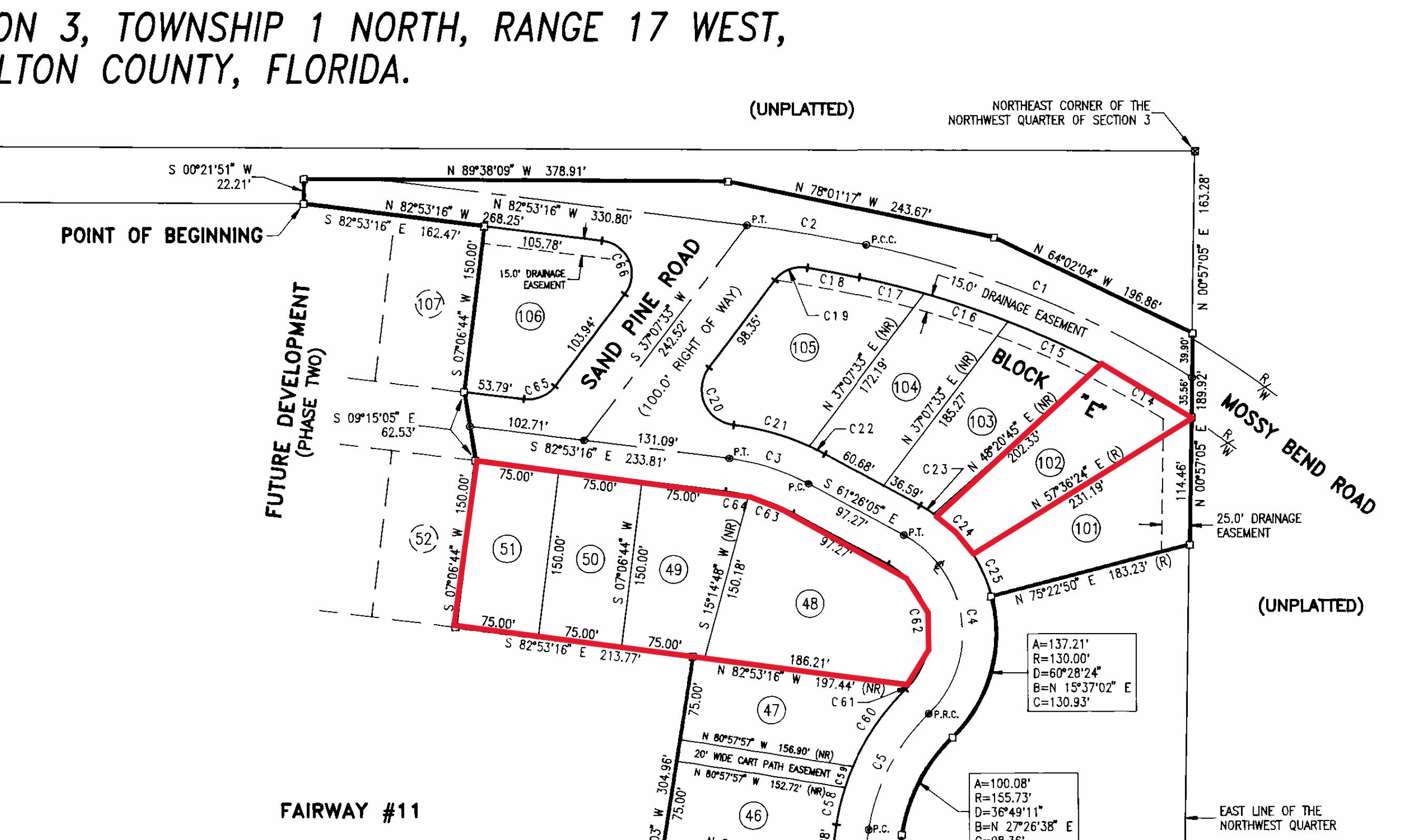 Wonderful investment opportunity in Red Bay Golf Club Phase 1. Purchase 5 lots totaling approximately 1.65 acres. This land is zoned as General Agriculture. This listing is for the purchase of all 5 lots together, however, there are additional options for purchasing lots separate. No septic or public water. Buyer will need to add a well and septic tank. Underground electric through Chelco is available in the development & NO HOA!! - Nearby you will find Morrison Springs, Ponce De Leon Springs, local Trailheads, and more, with a convenient driving distance to Freeport, Panama City Beach & South Walton.