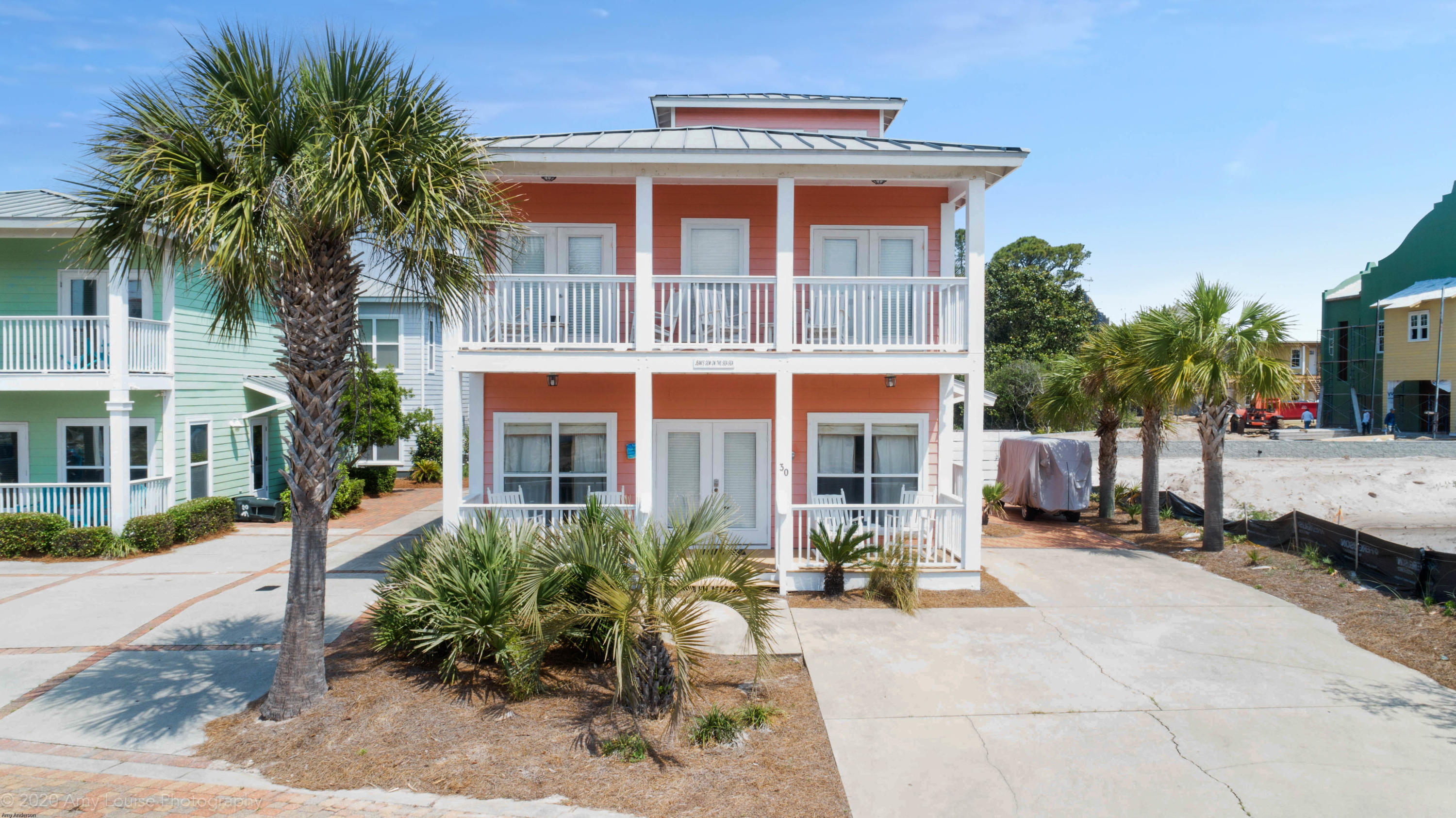 Under contract - backups being taken. Located in Dune Allen and across from the Gulf of Mexico is ''Jean's Gem'' a spectacular home just a quick walk to the white sand beach or popular ''Stinky's'' restaurant. Enjoy the gulf views, sunrises and sunsets from the decks! Comfortably sleeping 10 and rental ready, this home features 4 bedrooms and 3 bathrooms with loft currently used as a bedroom, but large enough for an additional sitting area. The main living area, kitchen and one bedroom are located on the 1st floor, 3 more bedrooms and full bath on the 2nd floor and a loft area on the 3rd floor. Beach Haven and it's amenities are located on one of South Walton's rare Coastal Dune Lakes with restaurants and shopping just a few minutes away.