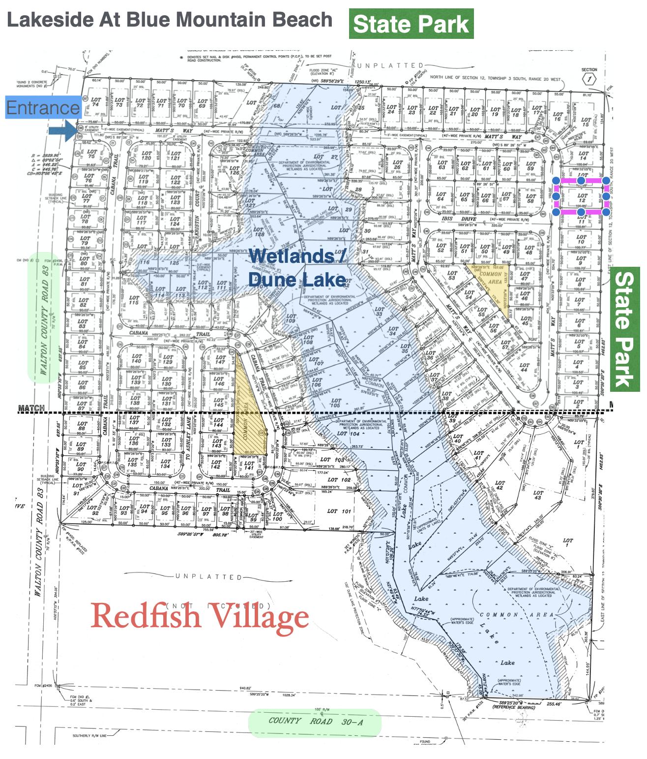 Lakeside At Blue Mountain Beach - Land