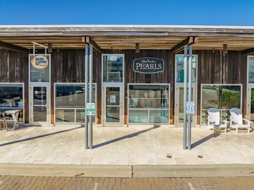 The Hub is Scenic 30A's newest outdoor lifestyle venue offering a sensational experience for patrons to enjoy entertainment, retail, and a variety of restaurants. The subject opportunity is identified as Suite E3 on Lot 6, yielding approximately 264 square feet and is being offered as second generation retail space, which certainly could be cost-effectively converted into prime retail space. Please inquire for further details on this exciting opportunity for premier commercial space on Scenic 30A in South Walton County, Florida!