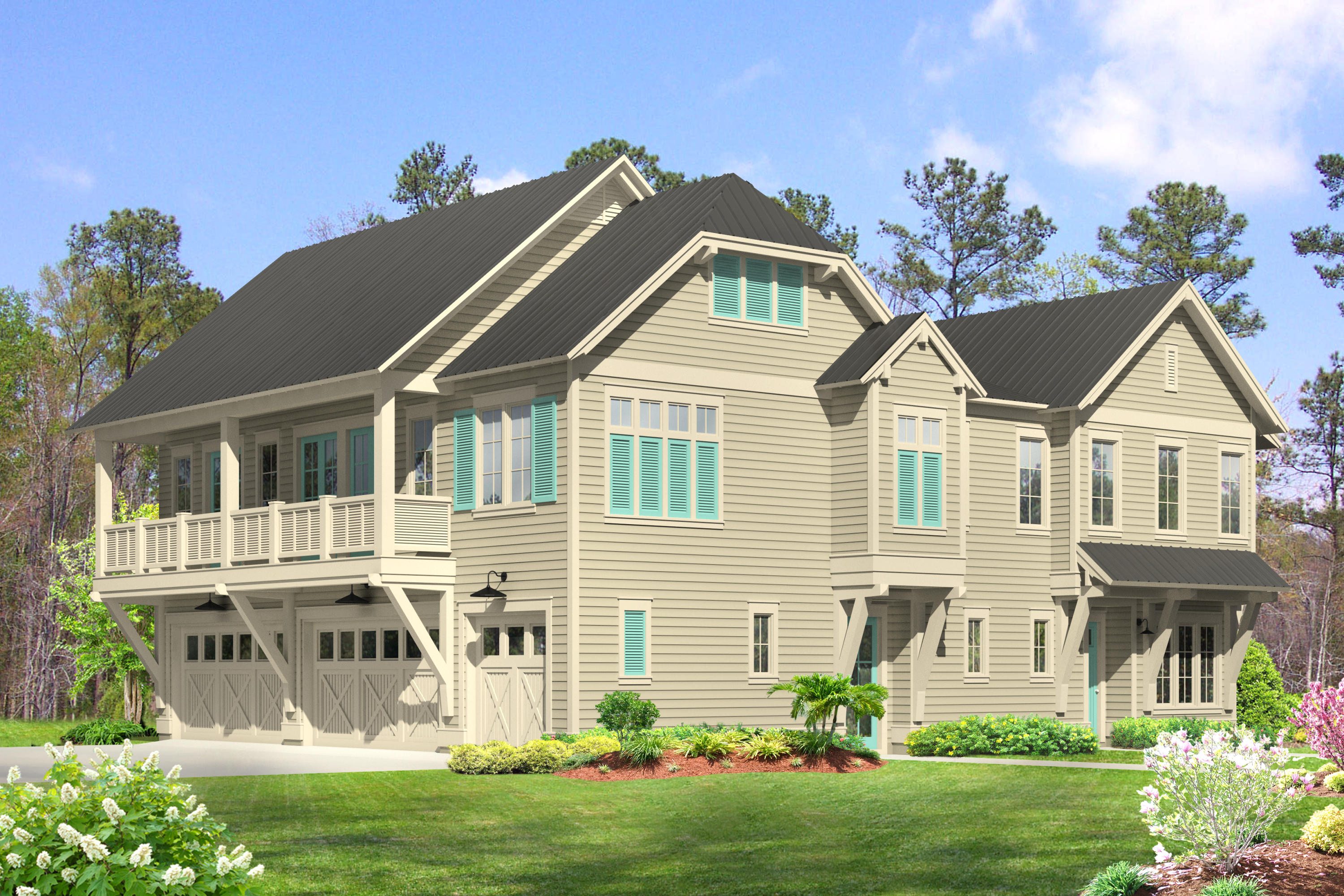 The Cozumel Triplex Townhome floor plan is uniquely designed to feature 3 bedrooms and 2.5 bathrooms with a 2 car garage. Home features include 10ft Ceilings, hardwood floors, granite countertops, and stainless steel appliances to name a few. The Town of Prominence is located on HWY 30A between Seagrove and Alys Beach. Residents will enjoy easy access to a beautiful Town Center, Resort style pools, Fitness Center and Private Shuttle Service to the beaches of 30A. ''The Hub,'' the community's town center includes restaurants, shops, and an amphitheater with covered event pavilion, a cinema screen for movies as well as a stage for concerts and events.
