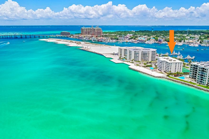 Price does not include boat slip! Rare opportunity to own a double unit at Waterview Towers!! Breathtaking panoramic views of Destin Harbor, the Gulf and East Pass from almost every room! This 3 Bedroom unit comes complete with a boat slip that will accommodate a 36 ft boat on the deep protected water of Destin Harbor. This unique complex offers the best of all worlds; access to the beach and Gulf, all the amenities and attractions of the Harbor including restaurants, entertainment, and water taxi!