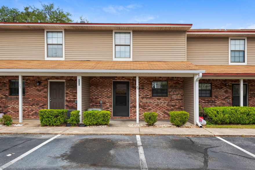 Spacious two story, two bedroom townhome located in Fort Walton Beach (behind Lowe's). Upgrades include fully remodeled kitchen and bathrooms and luxury vinyl plank flooring downstairs. Living room door opens to a covered patio that leads to the sparkling community pool. On the upper level, each bedroom has its own full bathroom. The master bedroom has a covered balcony that overlooks the courtyard and pool. Sorry, pets are not negotiable. All Coastal Realty Services residents are enrolled in the Resident Benefits Package (RBP) which includes renters insurance, HVAC air filter delivery (for applicable properties) and our best-in-class resident rewards program, and much more! More details upon application.