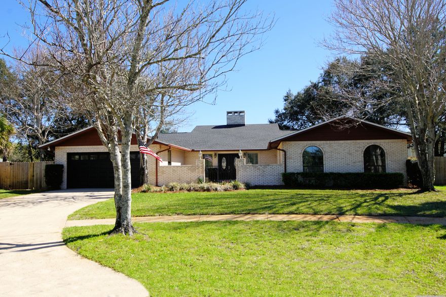 Super cute, renovated, 4 bedroom home in desirable Indian Bayou. Recent renovations include a new roof, LVP plank flooring (100% waterproof) throughout, granite counter tops in the kitchen and freshly painted. Home also features vaulted ceilings in the living room, double-sided fireplace from the kitchen and living room, large master ensuite, large bedrooms and big closets, central vaccuum system, a screened-in back porch with built-in fireplace, large fenced-in back yard, and great storage! Roof is warranted and will go under the new owner's name at sale.