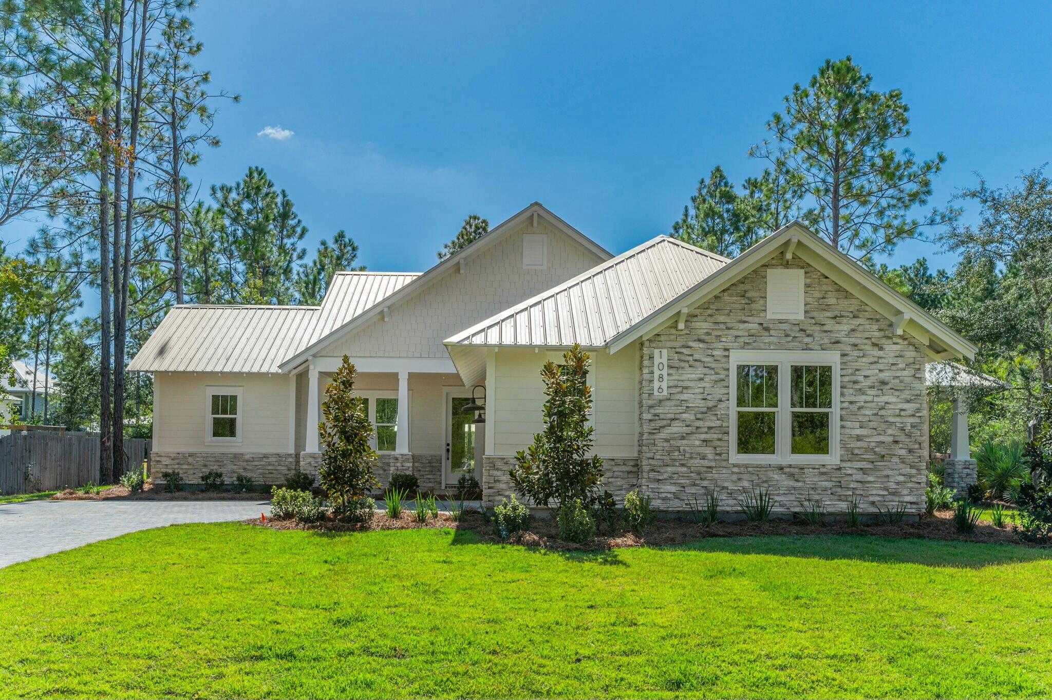 NEW CONSTRUCTION!  This 4 bedroom, 3 bathroom residence in Bear Creek Cottages is a must see! Designed by Mark Tanney, and built by ProBuilt Homes, this home has been meticulously crafted. An ideal floor plan creates a relaxed flow, while numerous windows and doors provide an abundance of natural light.  A large living room opens to a spacious dining room and well appointed kitchen.  The primary bedroom features a gorgeous ensuite bathroom and sizable walk-in close.  Three additional bedrooms and two bathrooms round out the home's interior.