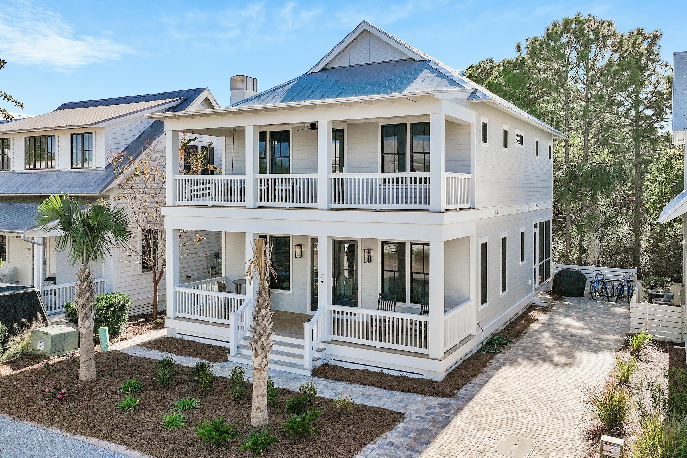 Experience the ultimate in coastal living with this turn-key, fully furnished 4-bedroom, 3-bathroom masterpiece located in the prestigious gated community of Cypress Dunes on Scenic 30A. Every detail of this newly constructed home has been thoughtfully designed to deliver a perfect balance of comfort, elegance, and functionality, with richly appointed spaces that combine sophistication and style.The reimagined open floorplan creates a spacious family room that seamlessly flows into the kitchen and dining areas, making it ideal for entertaining or enjoying quiet moments with loved ones. The chef-inspired kitchen is a true showstopper, featuring a Wolf stainless steel gas cooktop, double wall oven, Sub-Zero refrigerator, large central island, and custom shaker-style cabinetry for unmatched style and practicality. Added upgrades include a tankless water heater and thermostatic controls in the bathrooms for enhanced convenience and efficiency.
Coastal charm radiates throughout the home, from the first-floor bedroom and bath to the striking wood and shiplap accents along the stairway. Bathrooms are meticulously crafted to capture the essence of breezy coastal design, with abundant natural light creating airy, refreshing, and inviting spaces.
Luxury finishes elevate the home, including soaring 10-foot ceilings and stunning wood floors that enhance its warmth and natural light. Step outside to enjoy two full-length front porches and a serene rear screened porch perfect for soaking in the tranquil, park-like surroundings.
Cypress Dunes offers an array of world-class amenities, including two resort-style pools, a fitness center, a jetted spa, an Owners Clubhouse, an outdoor fireplace, recreational greens, tennis courts, and picturesque nature walkovers. The natural beauty of this community perfectly complements the relaxed sophistication of 30A living.
Don't miss this opportunity to own a fully furnished coastal retreat that epitomizes luxury, charm, and the vibrant lifestyle of Scenic 30A.
