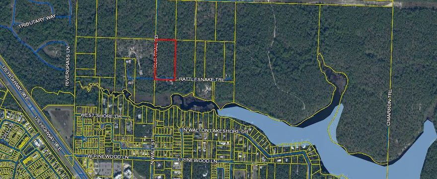 Get in now on the fast-growing Inlet Beach and Lake Powell area of 30A. Located North of Rosemary Beach and South of the Watersound Origins area of 30A. Undeveloped, X Flood Zone. Lots of New activity in the area, including 30Avenue and new road work moving south from Origins. Not too many large lots available this close to Beach. 25 minutes to Airport. Very close to creek Feeding Lake Powell. Get your kayaks out. Currently zoned Conservation Residential (2 units per acre) All info is to be verified by buyer and buyers agent. Access from Rattlesnake, Jeep or Old Trail.