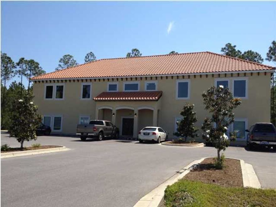 This is brand new Class ''A'' Executive Office Spaceroughly one mile from the Gulf of Mexico. Building has an elevator and an interior flight of stair, and it's own entrance with an exterior flight of stairs going into the both 2nd floor units.