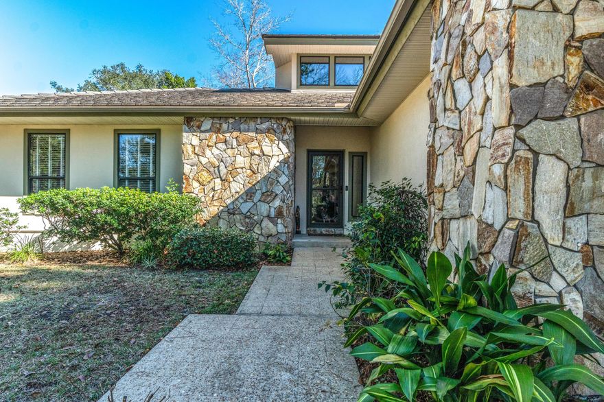 Golf Course home in Balmoral a small neighborhood nestled in the heart of Bluewater Bay next to the Clubhouse. As you enter this executive home you are greeted by soaring ceilings and lots of natural light. The well equipped chef's kitchen has beautiful cherry cabinets and solid surface countertops with a large breakfast nook. The down stairs master suite overlooks the golf-course, has an updated master bathroom with two large walk-in closets, a tiled shower and an oversized jetted tub. There is a downstairs quest bedroom with a full bath as well as two guest bedrooms upstairs that share a full bath. This upscale home has crown molding, built in entertainment center and wiring for sound system in every room. Relax and enjoy views of the 9th hole of the golf course from your lovely