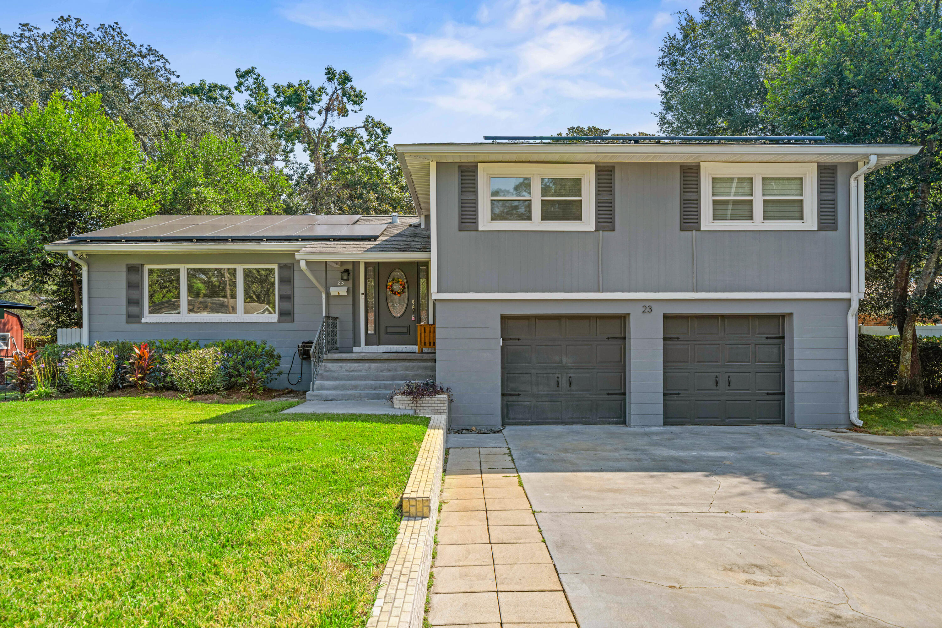 Welcome to this beautifully updated home at 23 Anastasia Dr SE, ideally located in the heart of Fort Walton Beach. Just minutes from the sugar-white beaches of the Emerald Coast, shopping, dining, schools, and both Eglin AFB and Hurlburt Field, this home offers convenience and coastal living at its best.Recent enhancements make this property truly move-in ready. Solar panels (2022) bring energy savings and sustainability, while a tankless gas water heater (2023) and a new HVAC system (2023) ensure year-round comfort. Other upgrades include: AC duct replaced (2022) a full sewer pipe lining (2024), water softener (2019), and updated front yard sod (2020). The roof was replaced in 2016, windows in 2012, and an underground electrical line was added in 2017. Outdoor enthusiasts will love the spacious 22' x 35' shop (built 2023) with spray foam insulation (2023), perfect for projects, storage, or hobbies. A durable Tuff Shed (2019) measuring 8' x 16' provides additional storage. For added enjoyment, the hot tub and pool table are negotiable, making this home even more appealing for entertaining and relaxation.
With energy-efficient upgrades, thoughtful improvements, and an unbeatable central location near beaches and bases, this home is the perfect combination of practicality, comfort, and lifestyle.
