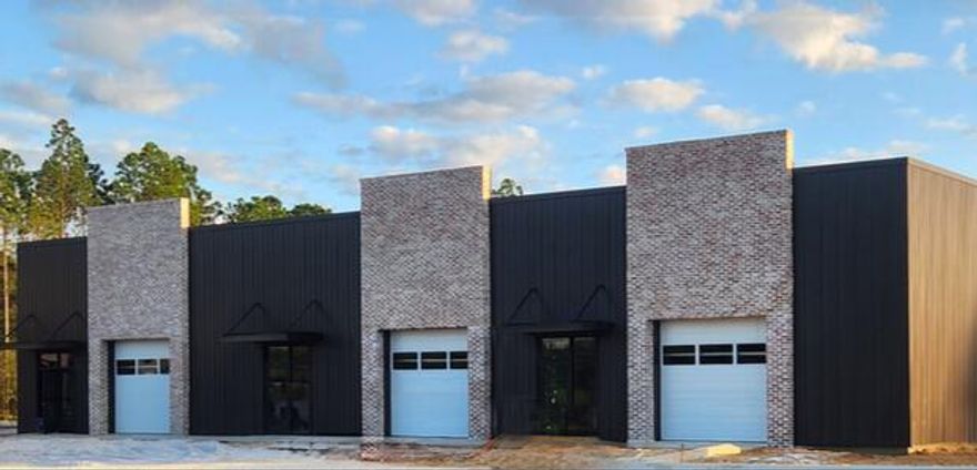 Coming May 2025, New Flex Space on Hwy 87 in Navarre, two 2500 sf units and two 5000 sf units, all units will be fully conditioned with 12' roll up doors in each unit