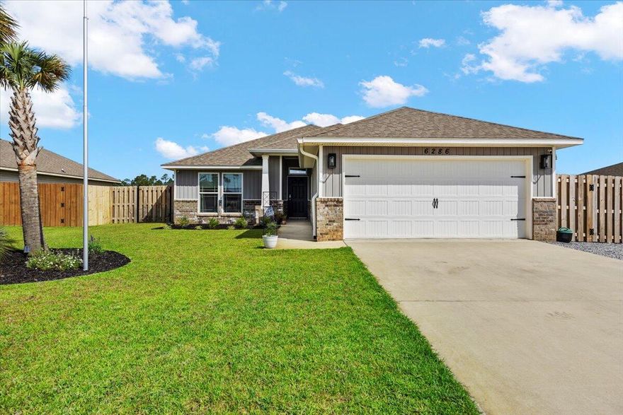Welcome Home! This well-kept 4-bedroom, 2-bath ranch-style home is situated in a quiet, established neighborhood in Gulf Breeze. The home offers a spacious open floor plan with a bright living area--ideal for entertaining or relaxing with family. The kitchen provides ample cabinet space and a comfortable layout for everyday use.The primary bedroom is generously sized and filled with natural light, creating a comfortable retreat. The additional bedrooms offer flexibility for guests, a home office, or hobbies. Step outside to a large backyard, perfect for barbecues, gardening, or future outdoor enhancements.Additional features include a 2-car garage and a convenient location to top-rated schools, beaches, shopping, and a variety of local restaurants. This move-in-ready home offers comfort, functionality, and a great Gulf Coast lifestyle.
