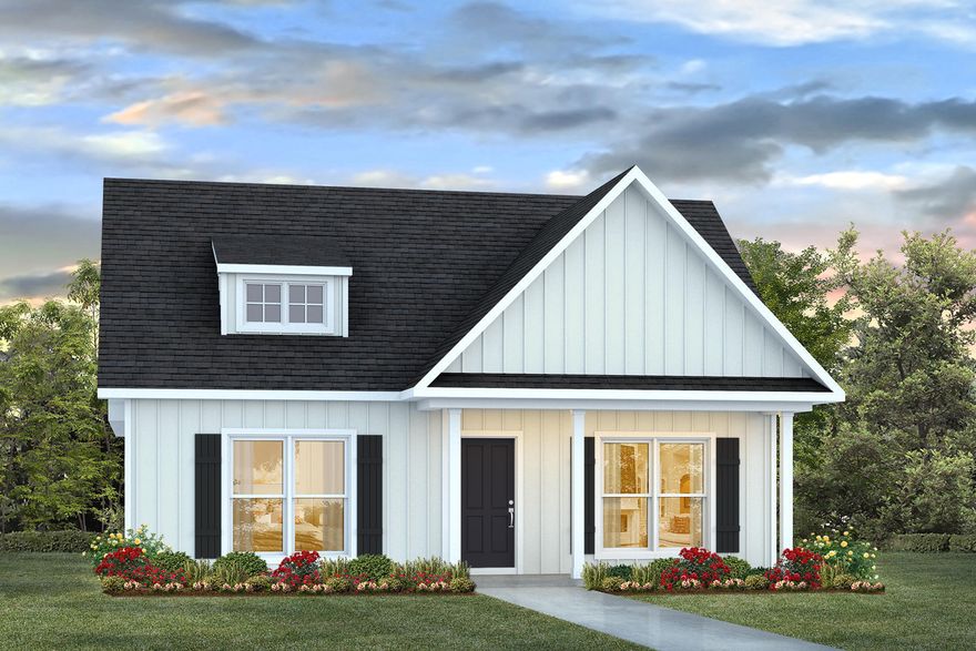 Welcome to 154 Sweetclover St, a new home at Owl's Head East in Freeport Florida. This single-family residence is ready for move in and is an interior lot. This single-story home has three well-appointed bedrooms and two full bathrooms, crafted for effortless living. Embrace the warm welcome of a large, covered entry leading into an expansive living room   The main living area with EVP flooring, offers an open-concept design with the dining area seamlessly transitioning into the kitchen. The kitchen is highlighted by a center island, perfect for gathering around, meal preparations, and entertaining. Storage is plentiful with abundant upper and lower cabinetry, granite countertops and stainless appliances--including a smooth-top stove, microwave, and dishwasher.