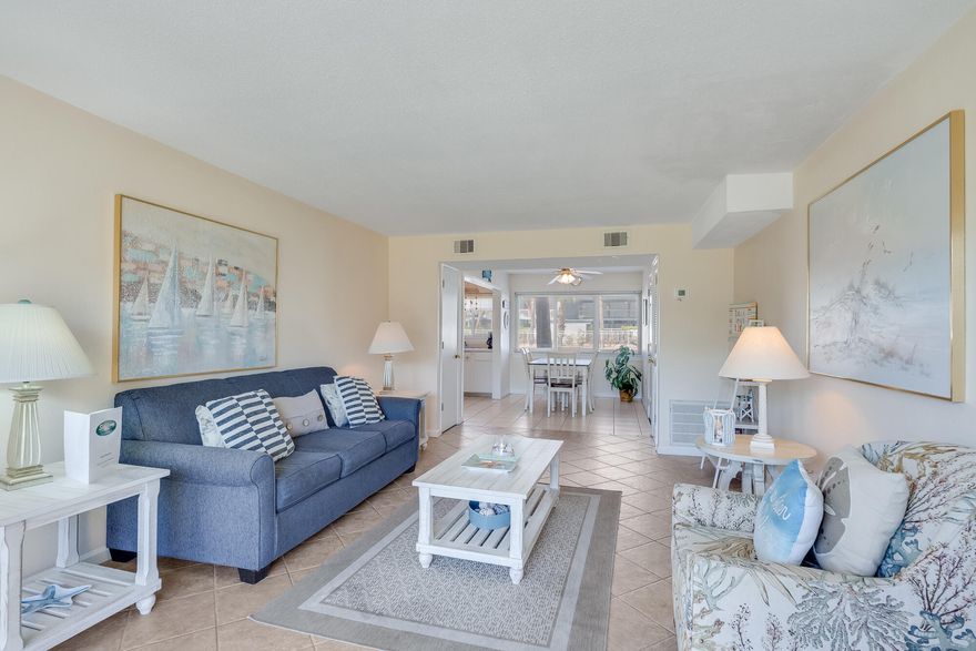 THREE MINUTE WALK TO THE SAND!!! If you're interested in a condo that was built to last without sacrificing proximity to the beach, this one bedroom, one bathroom condo is perfect for you! Situated mere steps to the heated pool, this beautiful little haven offers next-level convenience to the beach, the pool, local waterfront dining, the Gulfarium, and on-site amenities such as a fitness center, laundry room, and property manager. Whether you're looking for your next investment or a quiet place to escape to, this condo offers peace of mind having already had the required inspections done and needing no repairs, and offers plenty of on-site parking for your guests. Schedule your private showing today!
