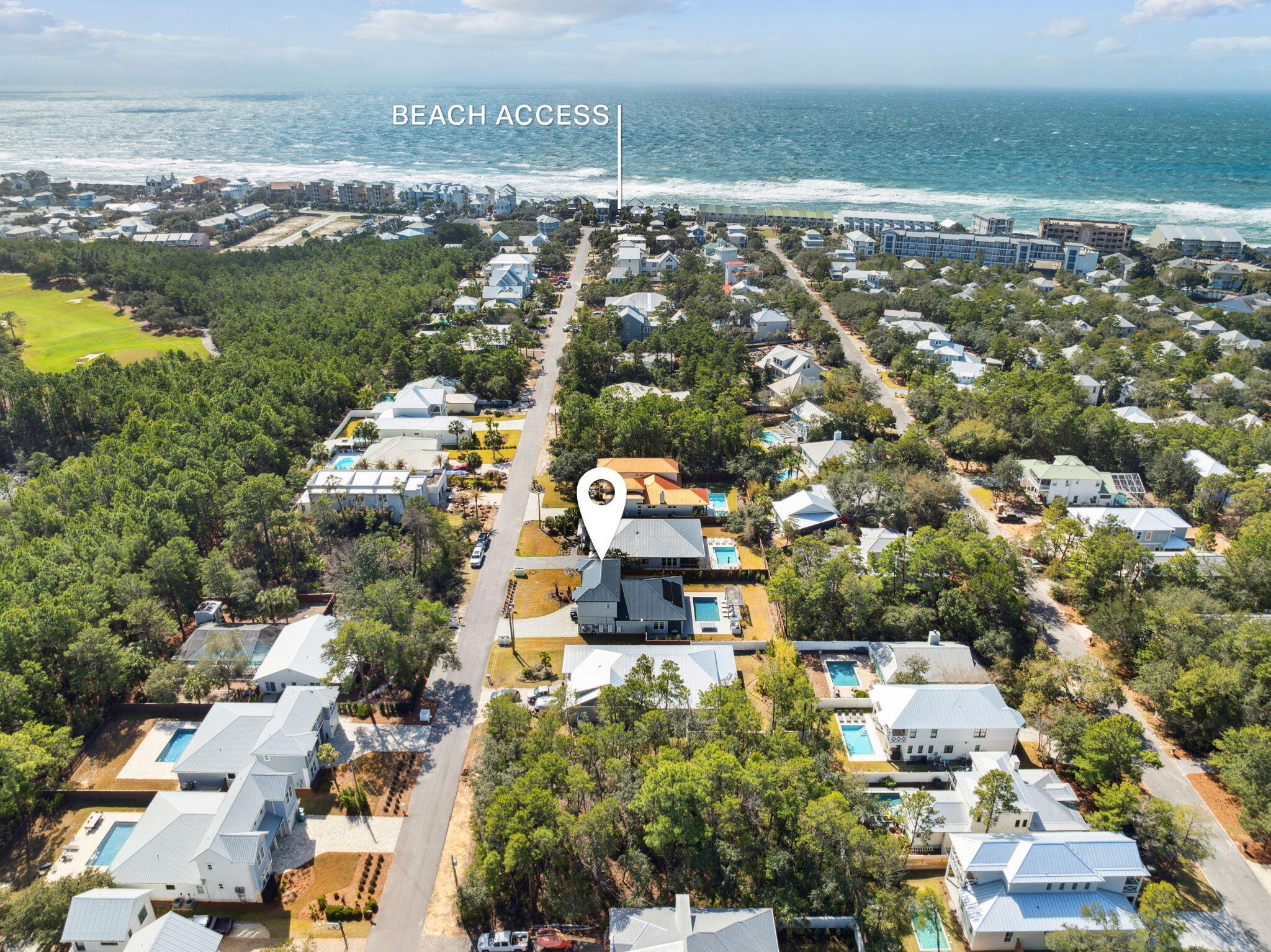 Welcome to 257 Seacrest Drive, an exquisite property located in the highly sought-after Seacrest Beach. This stunning residence offers a perfect blend of luxury and comfort, featuring five bedrooms and four and a half bathrooms within its expansive 2,858 square feet of living space. Upon entering, you are greeted by the elegance of marble floors that extend throughout the first floor, setting a sophisticated tone for the entire home. The spacious living areas are bathed in natural light, creating a warm and inviting atmosphere. The formal dining room provides an ideal setting for hosting gatherings and special occasions.
The heart of this home is the large kitchen, which boasts a substantial kitchen island and a gas range, making it a chef's dream. The outdoor kitchen further enhances the culinary experience, perfect for entertaining guests in the large, privacy-fenced backyard. This outdoor oasis also features a large private heated pool, offering a serene retreat for relaxation and recreation.
The master suite is a sanctuary of luxury, complete with a marble master bathroom that includes a large shower and a soaking tub, providing a spa-like experience. The second floor accommodates two additional bedrooms, two bathrooms, and a living space, offering ample room for family and guests.
One of the standout features of this property is its prime location, within walking distance to the beautiful Seacrest Beach. Enjoy the convenience of coastal living with easy access to the pristine sands and clear waters of the Gulf of America. Additionally, the home includes a Tesla universal EV charger, compatible with other EV brands, and California Closets locking closet cabinets in the primary and upstairs utility room.
This remarkable home is a rare find, combining luxurious amenities with an unbeatable location. With no HOA and just a five-minute walk to Seacrest Beach public beach access, 257 Seacrest Drive offers an exceptional lifestyle. Contact us today to schedule a private viewing and experience the unparalleled charm and elegance this property has to offer.