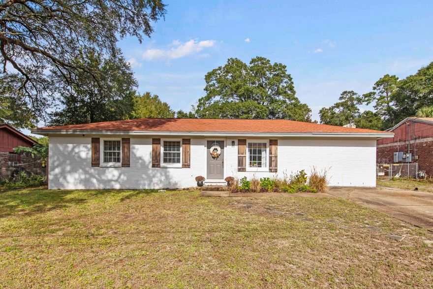 Welcome home to this stylish 3 bedroom, 2 bathroom home with a POOL! Completely renovated in 2020, the open floor plan and luxury upgrades make this home move in ready. This beautiful home features granite countertops, stainless steel appliances, updated light fixtures, LVP throughout, a private bonus area off the master bedroom, an oversized screened-in patio perfect for entertaining, and an in-ground pool. Sitting on a 1/4 acre lot and tucked away on a dead-end street, this home offers privacy, while being conveniently located just minutes from Eglin AFB, Niceville schools, and VPS Airport. New roof to be installed with full price offer!