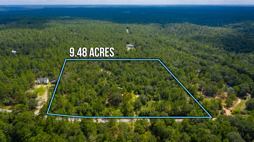 Almost 10 acre lot perfect for a homesite and PRICED TO SELL QUICK!! Previous owner had water well capped and a new one installed. Currently zoned ' AC NON-AG'. Located on a paved road with power pole and an Auburn Water water meter. 15 minutes from the center of Crestview, close to schools, beaches, shopping, and military bases.