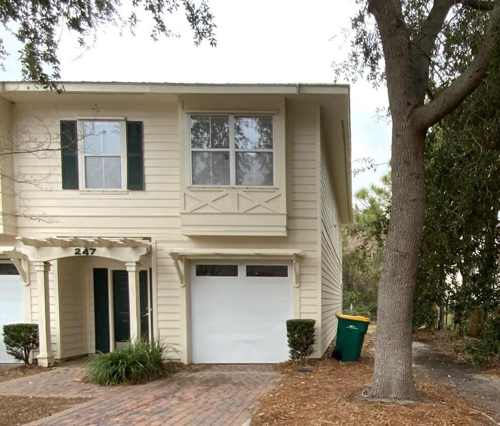 Welcome home - end unit with plenty of charm. Conveniently located in central Destin near shops, activities, groceries, restaurants, and schools. Very spacious floor plan with large open living and dining area. LVP flooring throughout with crown molding and additional windows other interior units do not have. Kitchen has stainless steel appliances and granite counter tops. Downstairs half bath with pedestal sink. Large upstairs master bedroom with large walk-in closet. Master bath has cultured marble counter tops and tub with shower. Buyer to verify any and all information.