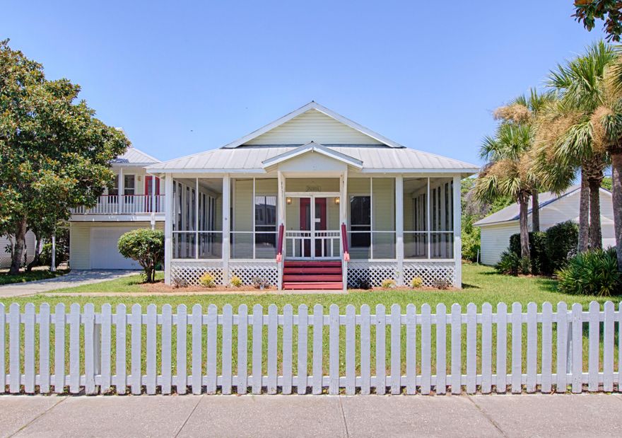 Quaint cottage in the desirable Crystal Beach. The blue water and white sandy beaches are just a stroll away with beach access down the street! Prime location, which is right in the heart of Crystal Beach, close to shopping, bars and restaurants all located at Destin Commons. This lovely cottage features a U-shape deck, outdoor shower, hardwood floors and beautiful cabinetry. There is also a guest suite above the garage! This property is a great investment for anyone looking for a great area to live in or for that perfect rental property.Seller will offer a $10,000 flooring allowance.