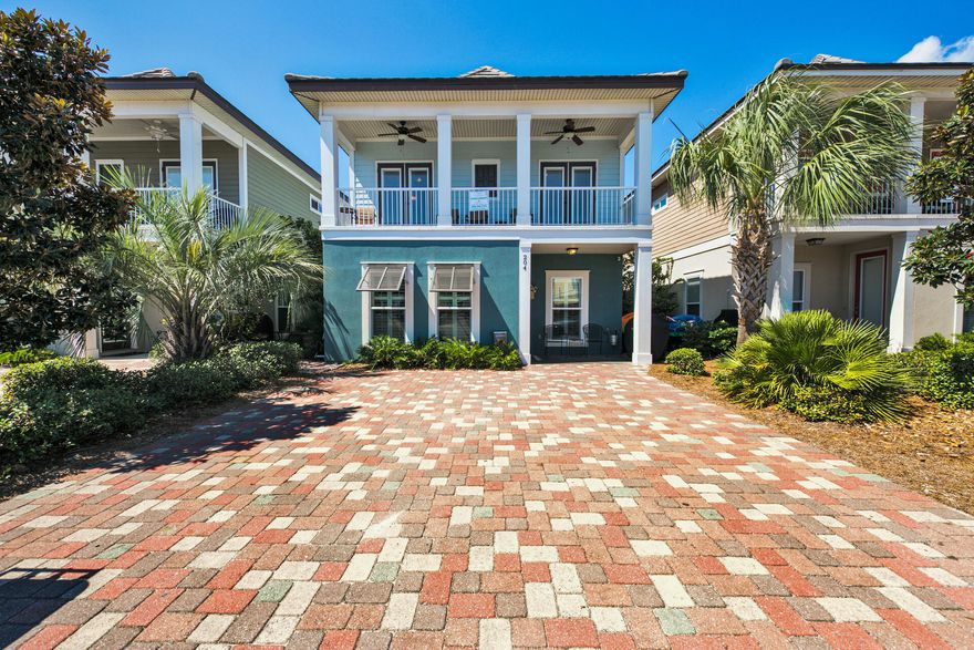 With rental history showing as a high as $95k, this is a true investors dream! This updated home, sold mostly furnished, shows off a master on the first floor, 2 bedrooms and incredible 4th bedroom with 2 sets of built in bunk beds! This is truly paradise with a huge Lagoon Pool area, as well as the Seasonal free Beach transit and the location can't be beat, right in the heart of Destin near tons of shopping, dining and entertainment.