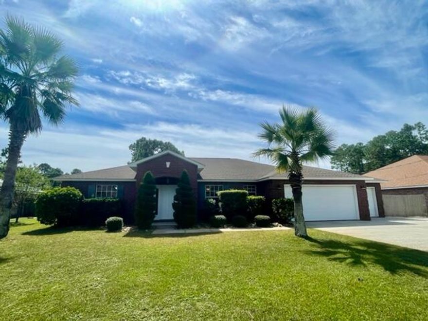 AVAIL: 4/28. SEC DEP = $2,495. GORGEOUS 3 bedroom all brick Holley by the Sea home! Large 1/2 acre lot! Beautiful landscape/curb appeal greets you as you approach the covered front entrance. Inside you have a formal dining room on right & French doors to a private office on left. Next you enter the open living/kitchen/dining floor plan great for entertaining. Living room has vaulted ceilings & a wood burning fireplace. Kitchen has all STAINLESS STEELE APPLIANCES IN PLACE, Corian countertops, breakfast bar, plant ledges & pantry. Split bedroom plan for extra privacy. Nice sized bedrooms all w/ ceiling fans. Master suite has double vanity sinks, garden tub, separate shower & walk in closet. Inside utility room w/ shelving. 3 car garage w/ auto garage door opener, pull down stairs for extra storage, shelving & work benches. Large screened porch off back of home w/ 2 ceiling fans! HUGE privacy fenced backyard w/ lawn pump/sprinkler system for easy lawn care. Home is located on dead end street so no through traffic. Dont forget...you also have full use of the Holley by the Sea recreational facilities- fishing, boat dock, community room, 3 pools, sauna, playground, picnic areas, exercise room, 8 tennis courts, basketball courts, game room, etc. Sorry, no pets/smoking allowed. You'll be proud to call this home!