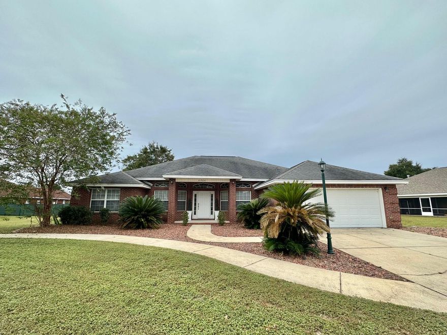 Available Now!Gorgeous 4 bedroom, 3 bath, all-brick home nestled in the gated south Crestview community of Chanan Estates; easy commute to bases, beaches, schools, shopping, restaurants, and more. Upon entering from the covered front porch, French doors to your left lead to a guest bedroom or office/flex space. To your right is a large, formal dining room, which opens to the eat-in kitchen, complete with plenty of cabinet and granite counter space, stainless appliances, a breakfast bar, and walk-in pantry. The spacious living room features crown molding and a fireplace. Pets Considered with Owner ApprovalTenant to verify all data. Please contact Sound Choice Real Estate to schedule a showing- 850-389-8533.