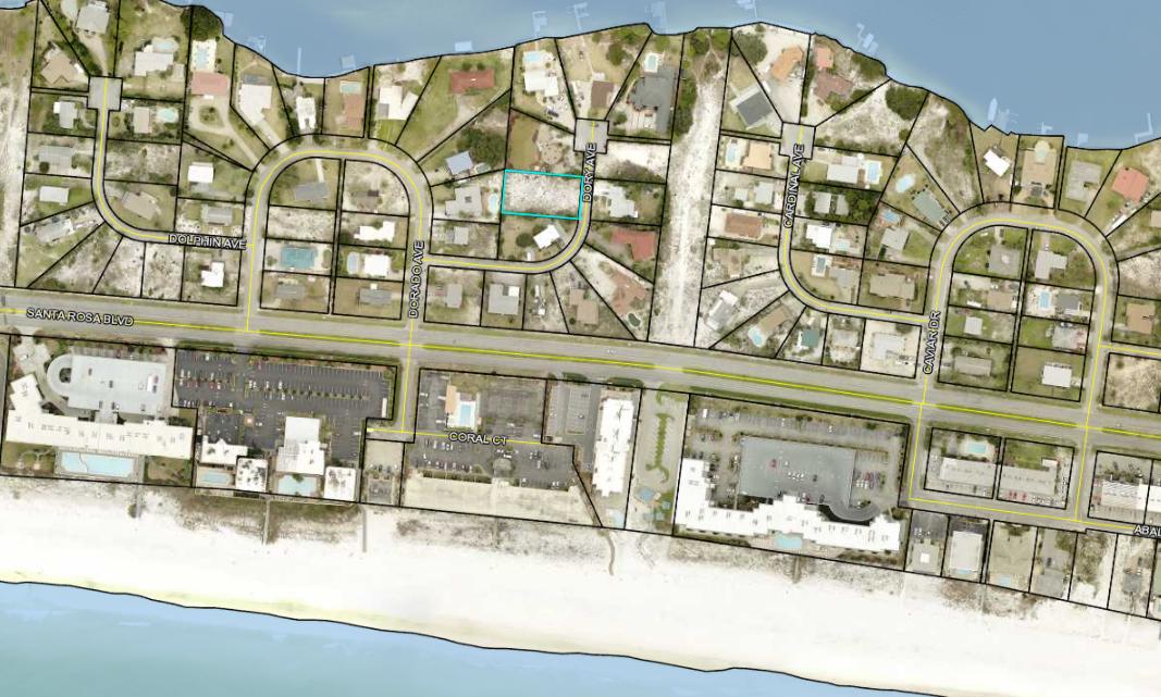 Finally a vacant lot on Okaloosa Island is available for you to purchase. This lot is .34 Acres and is located near the center of Okaloosa island. Less than 700 feet from the Gulf of Mexico, and 400 feet from the intercoastal waterway. This area is close to restaurants, shopping and just over the bridge from downtown Fort Walton Beach. This area is close to Destin, Eglin Air Force Base, Hurlburt AFB, and Duke AFB. Come build your dream beach home today.