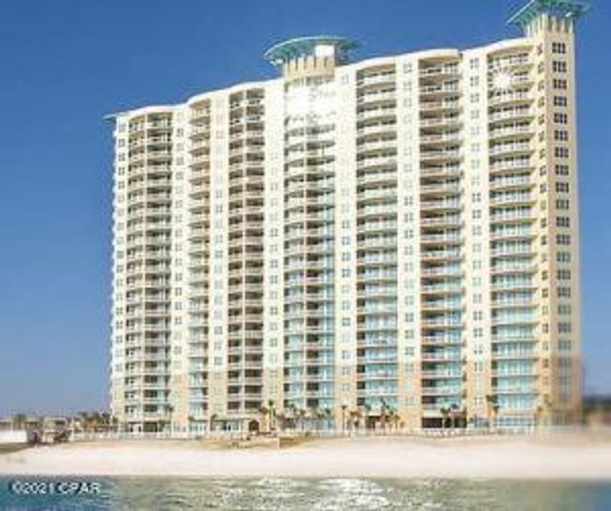 This turnkey unit is located in the popular Aqua Condos, a short walk away from Pier Park and the city Pier.  This end unit affords beautiful gulf views from 2 balconies.  The front bow-shaped balcony has a wraparound to the main bedroom, offering a full view of the Gulf, and  a westward view of the sunset and the pier. The second King bedroom has a balcony overlooking Pier Park.  A private bunk area functions almost like a 3rd bedroom.   Upgrades in the past 2 years include tile kitchen backsplash, repainted balcony, repainted inside, new ceiling fans, owners cabinet in main bedroom, wine refrigerator, new flooring, new HVAC, new fridge, and all new furniture inside and out.  The sale includes all furnishings, dishes, linens etc.  Similar units in Aqua generate $60K to $80K rental/yr.