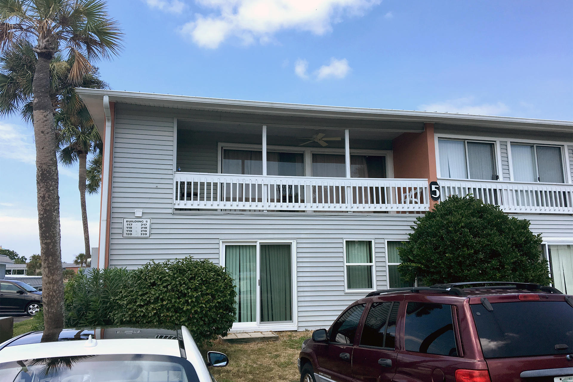 Large 1BR/2BA, 910SF Gulf Terrace condo only a short walk or drive to the beach. This unit has been remodeled with wood laminate floors in the living space, stainless and black appliances, new kitchen cabinetry, & stone backsplash on the breakfast bar. The back patio has been filled in to create a larger living space. Gulf Terrace. Gulf Terrace is a gated community that features 3 pools, tennis courts, lake with fishing, BBQ grills, picnic tables and clubhouse. There is even boat and RV storage for a monthly fee on a first come basis. This would make a great investment property or first home.