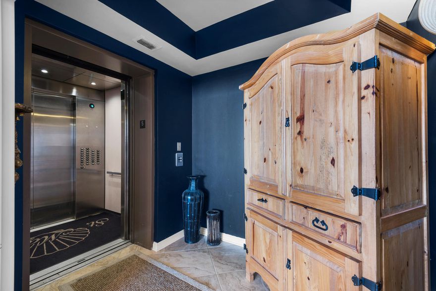 This St. Maarten condo is a must see and priced to sell! It has not been on a rental program but would do very well. It has been gently used by the current owners. ALL utilities, even electricity, are included in the condo association fee. From the elegant, beautifully renovated St. Maarten lobby, take the semi-private elevator which opens directly into the condo foyer. This spacious 3 BR/3 BA has tile flooring in the foyer, kitchen, living and dining area. Two large King bedrooms with ensuite baths are located directly on the Gulf making this a perfect rental for 2 families vacationing together. The 3rd bedroom, perfect for the kids and can also be used as a den, 3rd bathroom and laundry area are located on the resort side. The expansive gulf front terrace can be accessed from the living