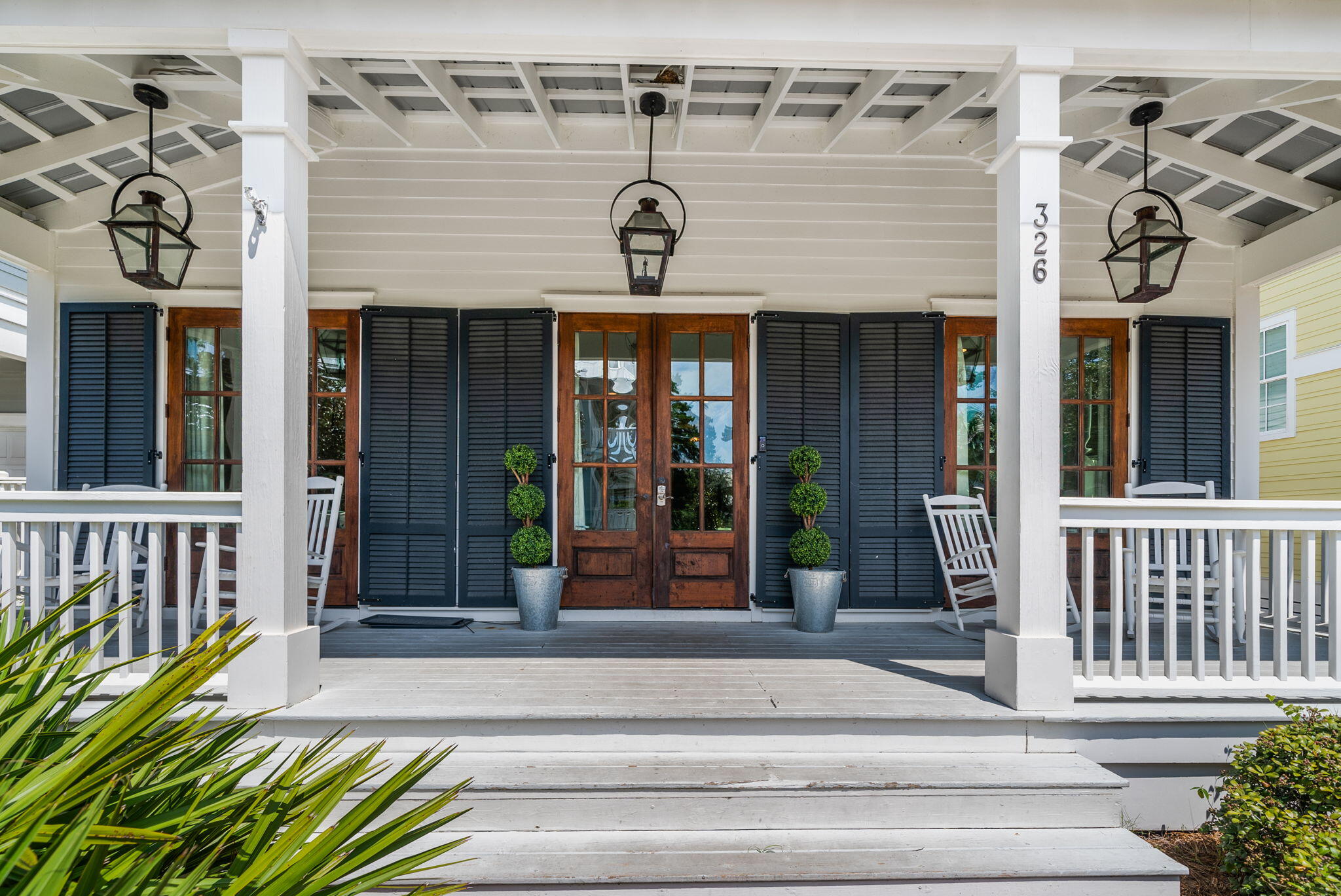 Enjoy coastal living in this spacious 3BR/3BA home just 0.6 miles from beach access. The first floor features an open living area, modern kitchen, dining space, full bath, and a versatile bonus room. Upstairs offers a primary suite with walk-in closet, two guest bedrooms, shared bath, and laundry. Relax on the screened porch or front rocking chairs, and take advantage of the neighborhood pool just steps away. Driveway parking for 2. Pet-friendly with restrictions and fee. Utilities are tenant's responsibility. Conveniently located near dining, shopping, and all that 30A has to offer, this home combines comfort and lifestyle for year-round beachside living.
