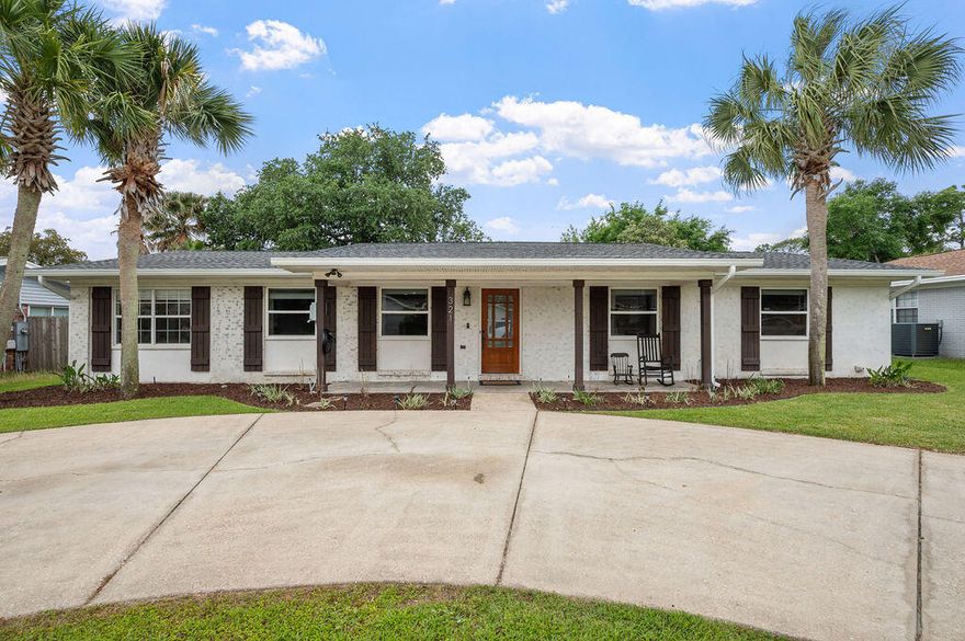 Welcome to 321 St. Andrews Drive -- a rare four-bedroom, two-bathroom home with an assumable VA loan at an incredibly low 2.5% interest rate (buyer must qualify), offering the perfect blend of modern updates, smart-home features, and a resort-style backyard oasis!This beautifully updated home features a desirable open-concept layout with wood-look tile flooring throughout and a brand-new roof installed in 2024. The gourmet kitchen is designed for both everyday living and entertaining, complete with a gas stove, quartz countertops, soft-close cabinetry, and a custom bar with a built-in desk -- perfect for a coffee station, homework area, or working from home. All four bedrooms are generously sized, offering plenty of space for family, guests, or a home office. The home also features a large laundry room with built-in mudroom storage, adding everyday convenience and extra organization.

Step outside to your private backyard retreat featuring a sparkling pool, and a generously sized screened in porch. The fully fenced backyard offers privacy and plenty of room to entertain, while a large shed with electricity provides additional storage or workshop space. A circular driveway offers ample parking for family and guests.

Located in the heart of Niceville, close to top-rated schools, parks, shopping, and Eglin AFB, this home offers comfort, style, and unbeatable value. All information is believed to be accurate but should be verified.