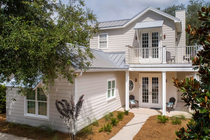 This 3 bedroom + 3 1/2 bath stunner was beautifully renovated & is now ready for you! Home features wood ceilings & walls, 2 master bedrooms on the main floor with en suite, double vanity baths, floor to ceiling kitchen cabinets with lighted top cabinets, granite kitchen counters, stainless appliances, a 1/2 bath & mudroom, 2 owner's lock-out closets, tile showers with frameless glass doors, a third floor suite with a living area, built in bunks (4 Twin XL + 3 Full XL) & a double vanity en suite bath with a tile shower and separate roman tub. The outside features beautiful landscaping, a large covered porch on the first level, an open porch on the second level & a heated pool with a large patio for entertaining! Private beach access with golf cart / bike parking + ALL FURNISHINGS included!