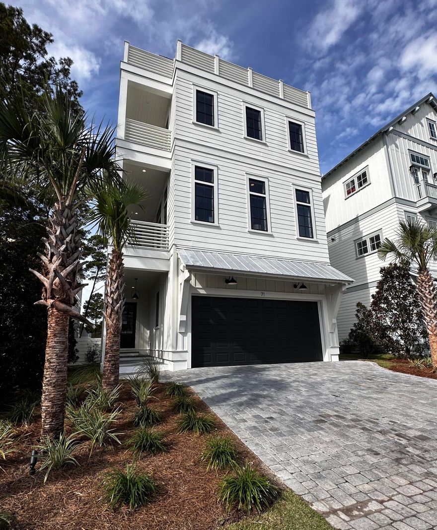 Drop in on 11/11 from 11-1 and tour this magnificent Grande Pointe stunner.This spacious and sophisticated home located on Grande Pointe Drive is a true show stopper. With three floors of heated and cooled living space, an elevator, luxury finishes  an abundance of covered porches and a rooftop terrace with expansive gulf views , this home is the epitome of luxury. Grande Pointe is located on beautiful Lake Powell, adjacent to Camp Helen State Park, across from four public beach access points, close some of the areas most popular dining, shopping and entertainment and a short ride or walk to the iconic 30-A Corridor. You do not want to miss the opportunity to select the finishes on this outstanding beach house!